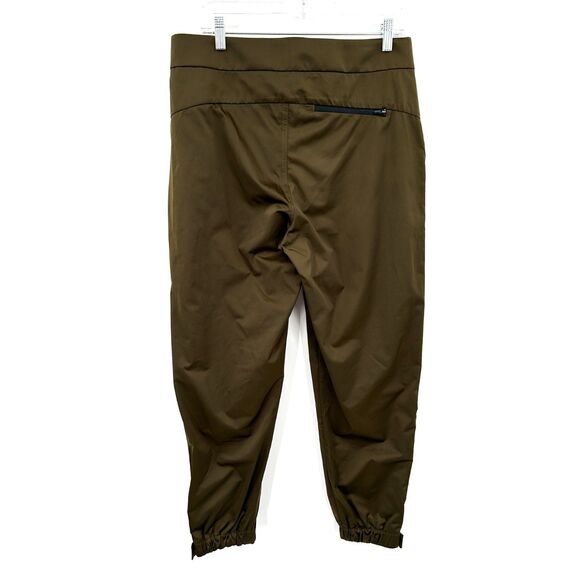 ATHLETA Olive Green High Rise Subtle Shine Radiant Athletic Jogger Pants Size 10 - Picture 3 of 8